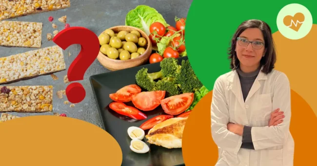 dieta-chetogenica-con-o-senza-prodotti Dieta chetogenica con o senza prodotti: confronto visivo tra barrette confezionate e cibi freschi