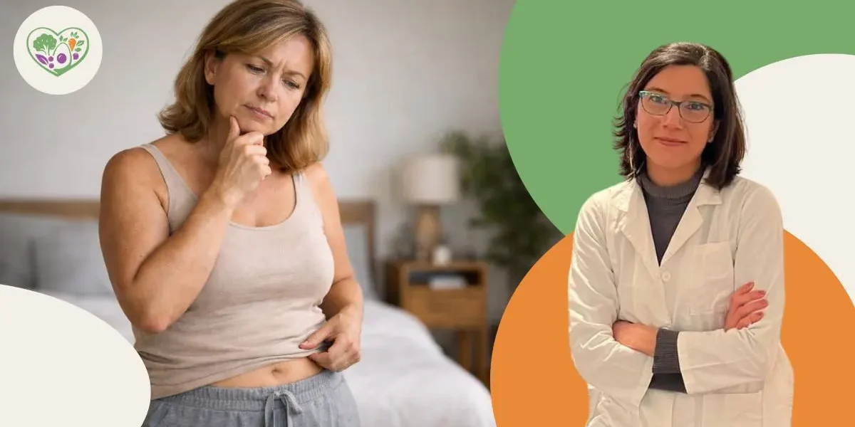 in menopausa si ingrassa- donna con il pensiero se in menopausa si ingrassa